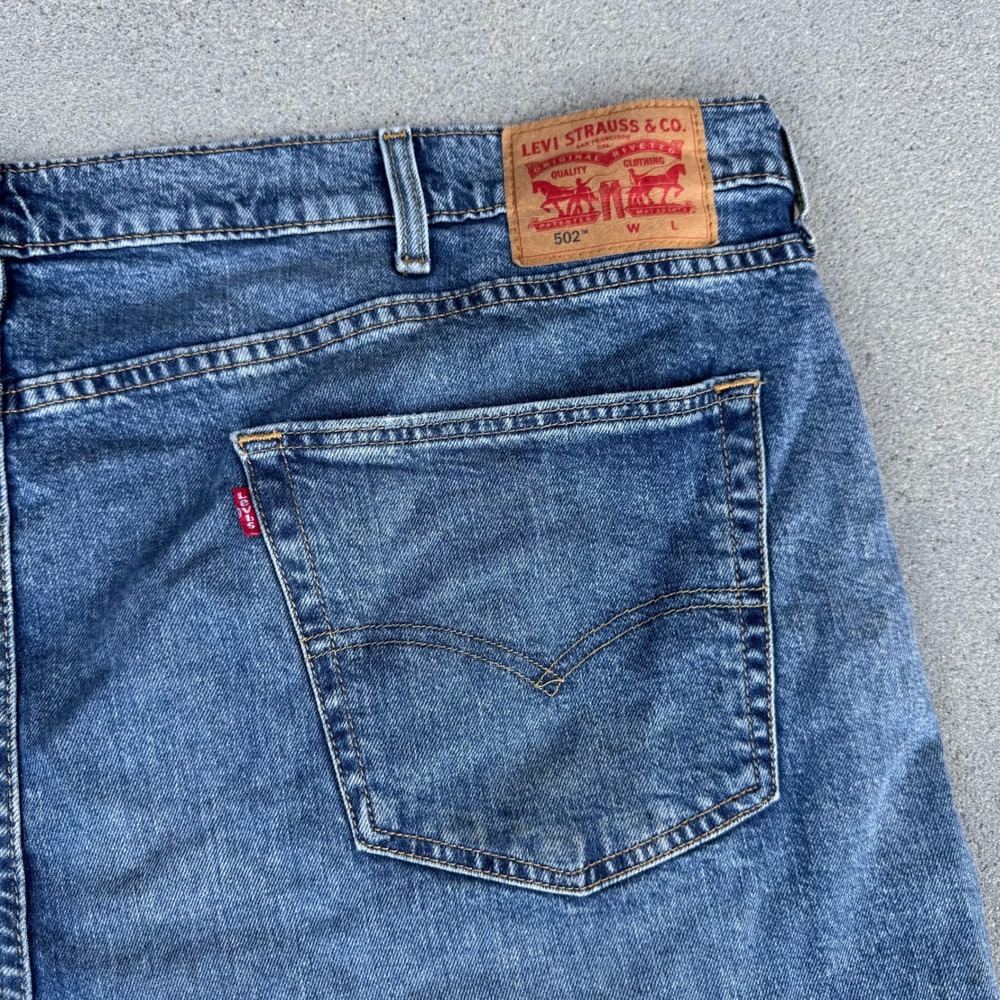 Levi's‎ 541 Athletic Taper Jeans Mens 48x30 Blue Denim Medium Wash Pants - Picture 11 of 11
